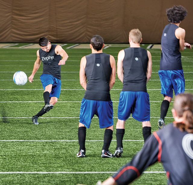 Zephyr soccer kick