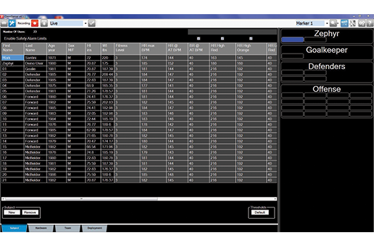 OmniSense™deployment tool screenshot